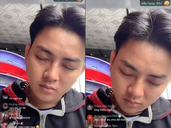 Hoài Lâm có biểu hiện bất thường khi livestream: Gương mặt đờ đẫn, liên tục ngủ gật, nói năng lan man khiến fan lo lắng