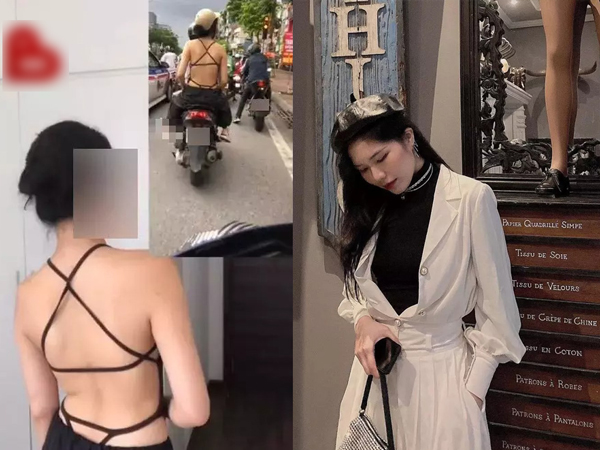 Bất ngờ ngoại hình lẫn danh tính gái đẹp mặc hở phố Xã Đàn