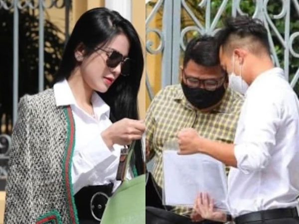 'Người qua đường' bắt gặp Diệp Lâm Anh và thiếu gia Đức Nghiêm xuất hiện tại tòa án để làm thủ tục ly hôn
