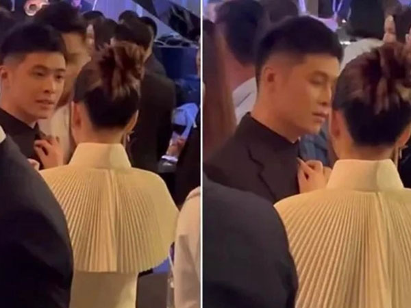 Bắt gặp Puka tình tứ bên Gin Tuấn Kiệt tại sự kiện, nhà gái còn ân cần chỉnh áo cho 'bạn trai'
