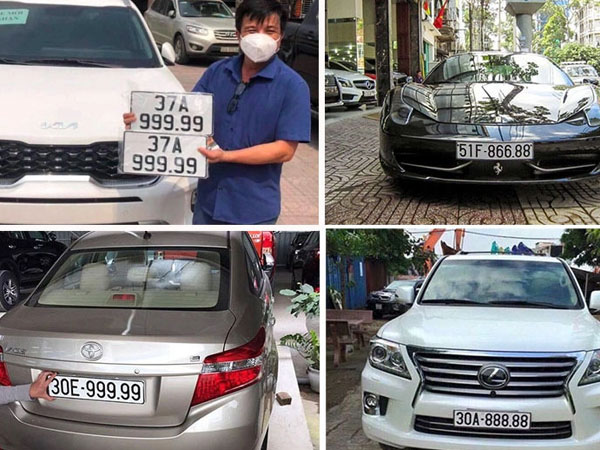 Người trúng đấu giá được giữ lại biển số khi bán ô tô