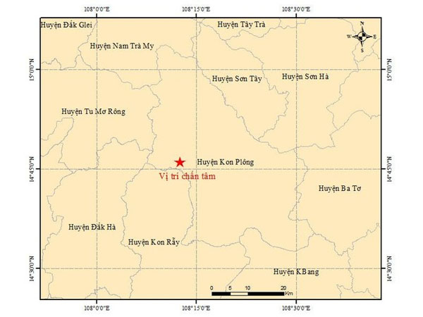Kon Tum động đất mạnh nhất trong hơn một thế kỷ, nhiều người tháo chạy