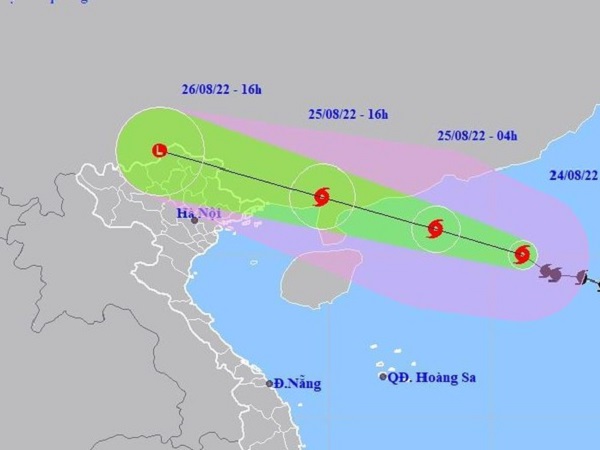 Bão số 3 di chuyển thần tốc, chiều tối mai ảnh hưởng miền Bắc