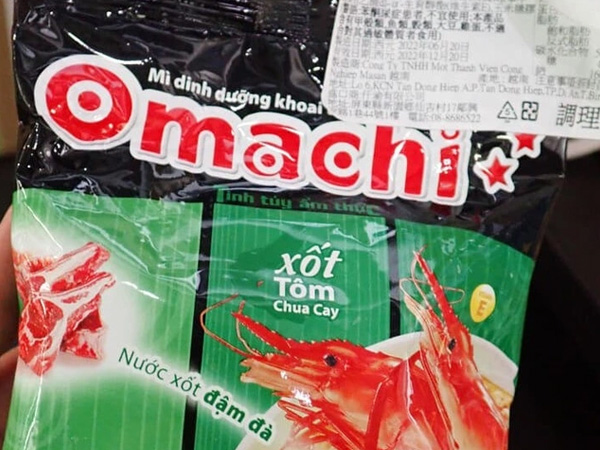 Đài Loan tiêu hủy 1,4 tấn mì ăn liền Omachi nhập từ Việt Nam vì chứa chất cấm