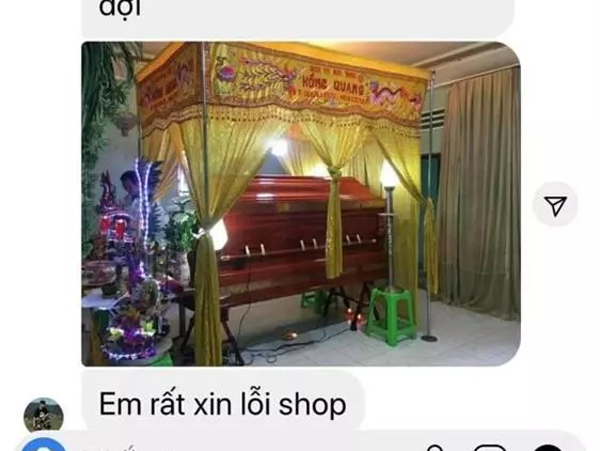 Khách chốt dạo bịa chuyện nhà có đám tang để 'bom' hàng online