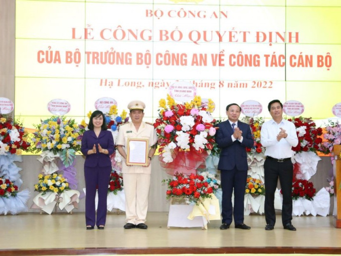 Đại tá Đinh Văn Nơi nhận nhiệm vụ Giám đốc Công an tỉnh Quảng Ninh