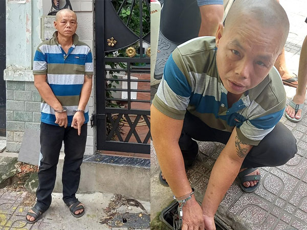 Nghi phạm trộm đồng hồ nước ở TPHCM cạo trọc đầu để lẩn trốn