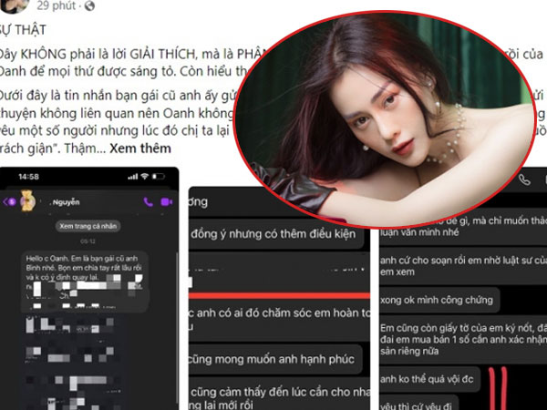 Phương Oanh bất ngờ tung hàng loạt tin nhắn tố vợ Shark Bình giả tạo, đang cố tình đu bám, lợi dụng tên tuổi cô để tạo dựng hình ảnh