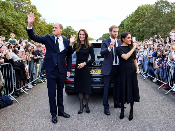 Hình ảnh các thành viên hoàng gia tề tựu về dự đám tang Nữ hoàng Anh Elizabeth