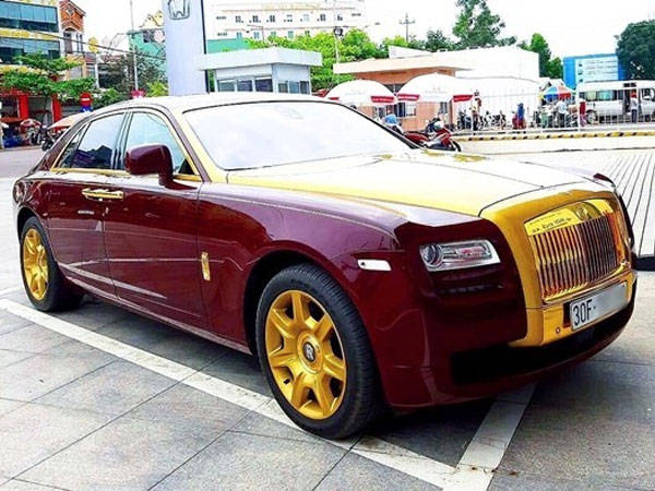 Lận đận số phận xe siêu sang Rolls-Royce dát vàng của ông Trịnh Văn Quyết