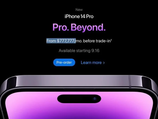 Choáng vì Apple báo giá iPhone 14 mức 18 tỷ đồng
