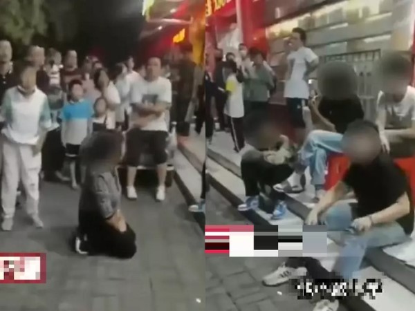 Phẫn nộ: Bà quỳ gối xin đám học sinh dừng bắt nạt cháu mình