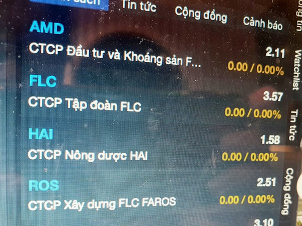 Nhà đầu tư lại 'đau tim' khi có thêm 3 cổ phiếu họ FLC vào diện cảnh báo