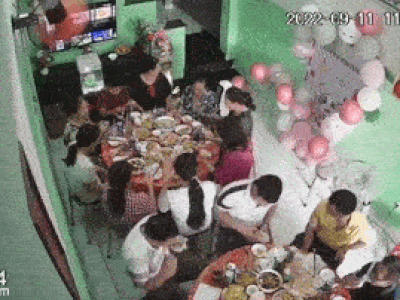 Video: Sàn nhà bất ngờ sập lún khi đang ăn sinh nhật
