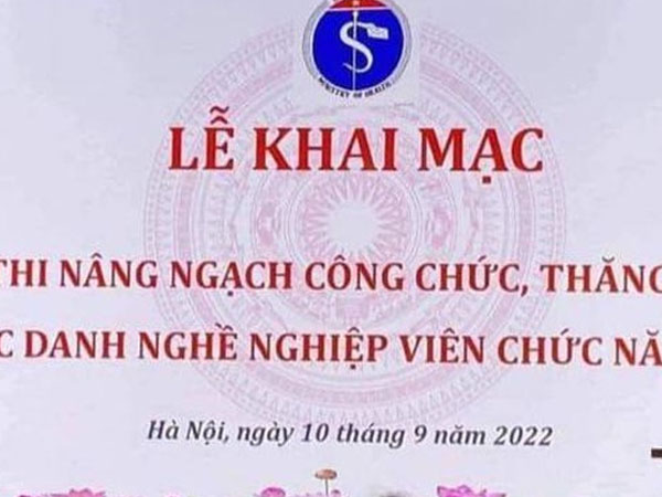 Sẽ xử lý người để logo Bộ Y tế biến thành 'rắn ngậm phong bì'