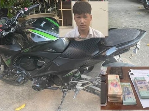 Đục két sắt trộm 1 tỷ đồng đi mua mô tô phân khối lớn