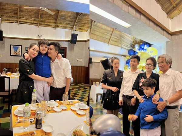 Hậu bình thường hóa mối quan hệ, Nhật Kim Anh vui vẻ hội ngộ cùng chồng và bố mẹ chồng cũ trong dịp sinh nhật con trai