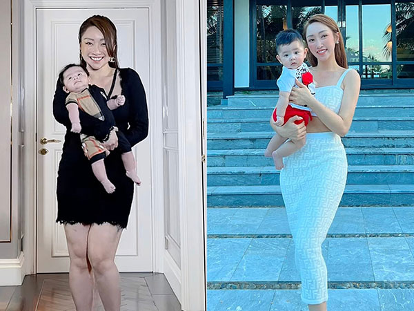 Bà xã kém 16 tuổi của diễn viên Chi Bảo gây choáng với màn giảm 18 kg chỉ sau hơn 2 tháng sinh quý tử