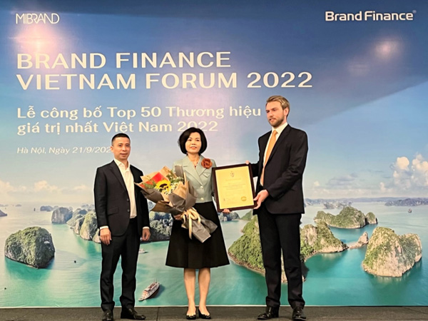 Vinamilk là thương hiệu thực phẩm giá trị nhất Việt Nam với định giá 2,8 tỷ USD