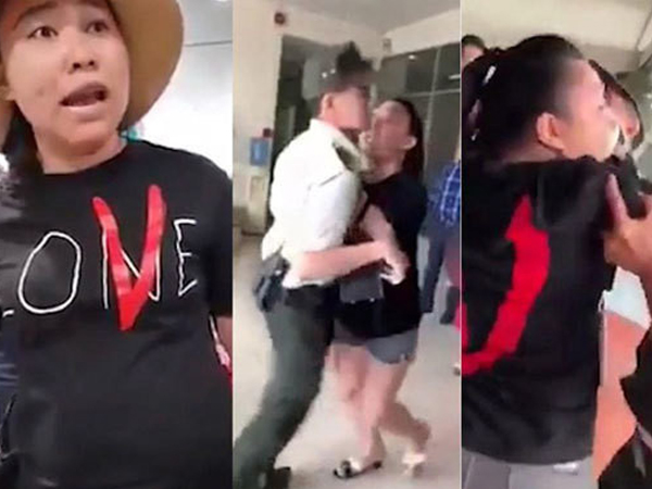 Cựu đại úy Lê Thị Hiền ‘đại náo’ sân bay nhận án tù vì chiêu ‘gí bill’