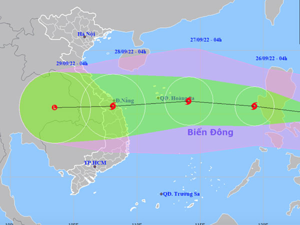Bão Noru đang giật cấp 17, hướng vào Thừa Thiên Huế - Quảng Ngãi