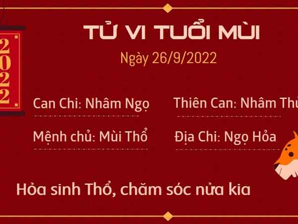 Tử vi thứ 2 ngày 26/09/2022 của 12 con giáp: Tuất hài hòa, Sửu dễ hỏng việc