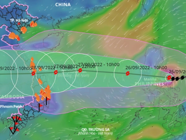 Bão Noru có nhiều điểm tương đồng với siêu bão Xangsane 2006, khó giảm cấp khi áp sát miền Trung