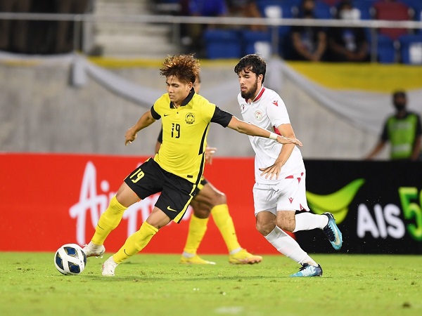 Malaysia thua Tajikistan ở chung kết King’s Cup 2022