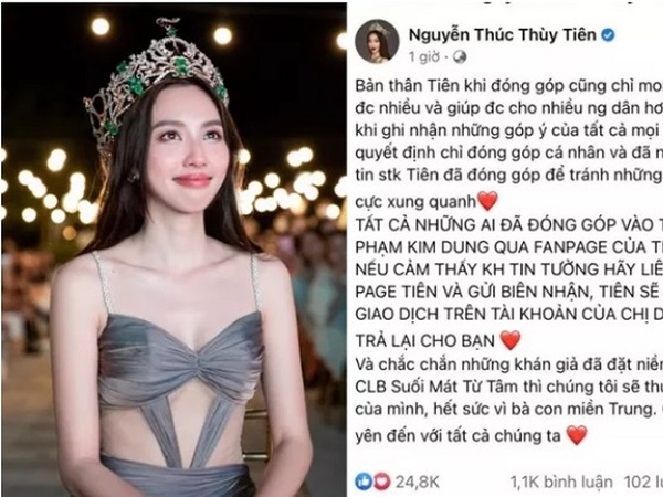 Thùy Tiên cùng dàn người đẹp kêu gọi từ thiện 'nhanh hơn bão': Có đúng luật?