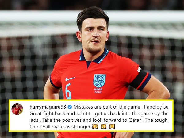 Maguire tuyên bố trước derby Manchester: 'Sai lầm là một phần của bóng đá'