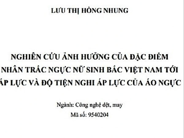 Trường ĐH Bách khoa Hà Nội lên tiếng về luận án tiến sĩ nghiên cứu về áo ngực phụ nữ