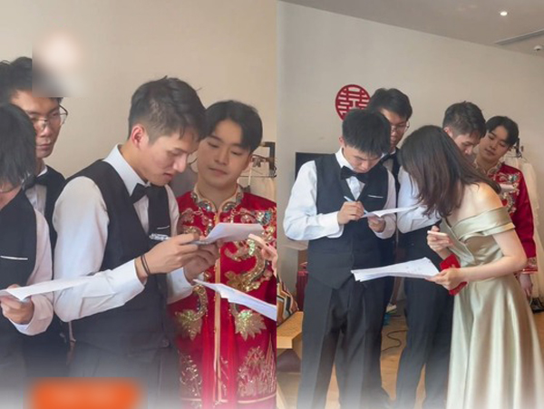 Tốt nghiệp tiến sĩ đại học danh tiếng, đến ngày cưới cô dâu tổ chức thi IELTS Listening tập thể cho phù rể, làm đúng mới vào được cửa