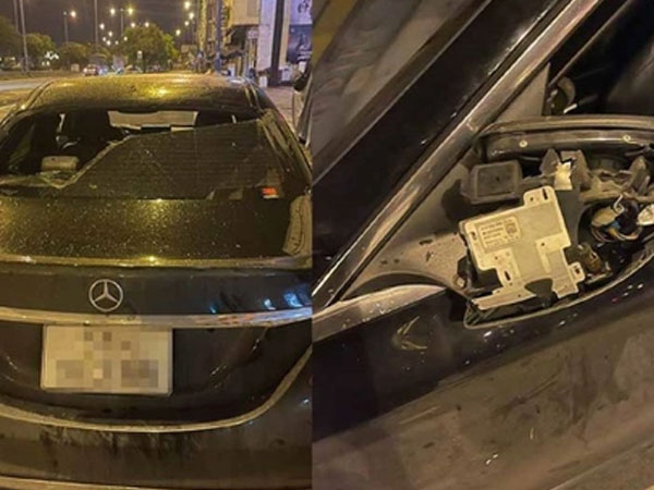 Nhân viên quán ốc ở TP.HCM đập xe Mercedes của khách