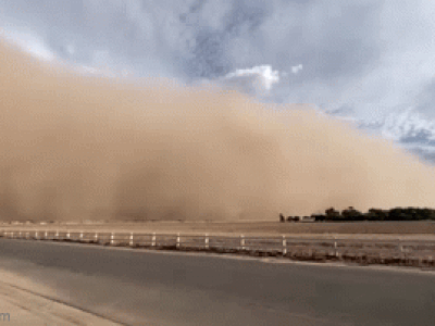Video: Kinh hoàng bão bụi lớn khổng lồ ở Nam California