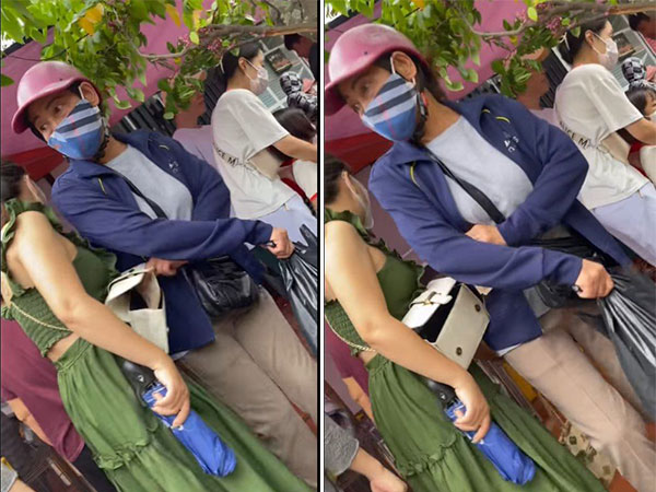 Táo tợn màn móc túi giữa nơi đông người của kẻ gian bị camera quay cận cảnh