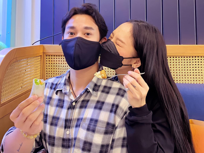 Miu Lê tình tứ hôn một sao nam Vbiz, ngọt ngào nói 'I love you' nhưng nó lạ lắm!
