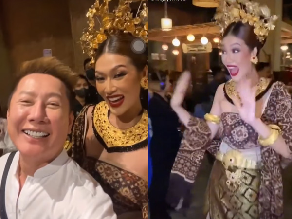 'Miss đệ nhất danh hài' là Thiên Ân, tạo nét nhí nhố với ông Nawat ngay trong cánh gà khiến fan ngơ ngác