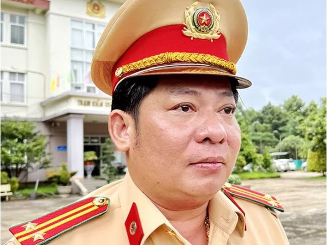 Điều trạm trưởng trạm Cảnh sát giao thông Suối Tre về Phòng Cảnh sát cơ động