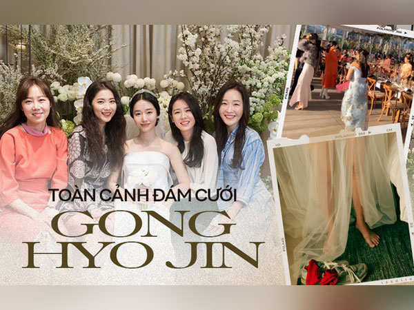 Đám cưới của Gong Hyo Jin: Cô dâu hé lộ váy cưới độc lạ, dàn sao Hàn sang New York dự