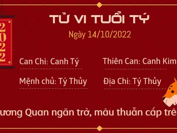 Tử vi thứ 6 ngày 14/10/2022 của 12 con giáp: Hợi gặp quý nhân, Tý mâu thuẫn cấp trên