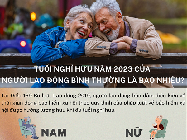 Tuổi nghỉ hưu năm 2023 của người lao động bình thường là bao nhiêu?