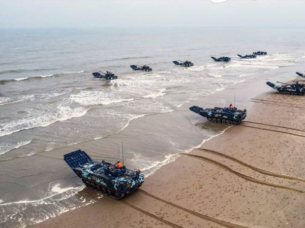 Khả năng đột kích của sư đoàn bộ binh cơ giới thủy bộ Trung Quốc