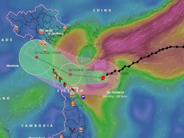 Bão số 6 gây mưa cho đất liền thế nào?