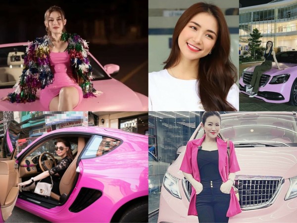 Dịp 20.10, điểm qua loạt chiếc xế hộp tiền tỉ, màu nữ tính của sao Việt