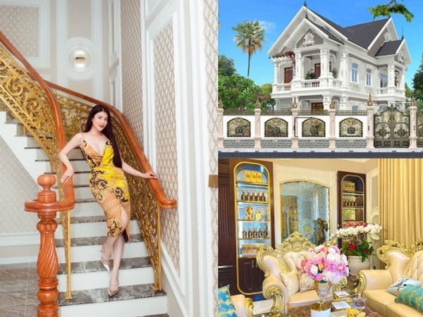 Chiêm ngưỡng biệt thự 'dát vàng' 2.000m2 của 'Ngọc nữ Bolero'