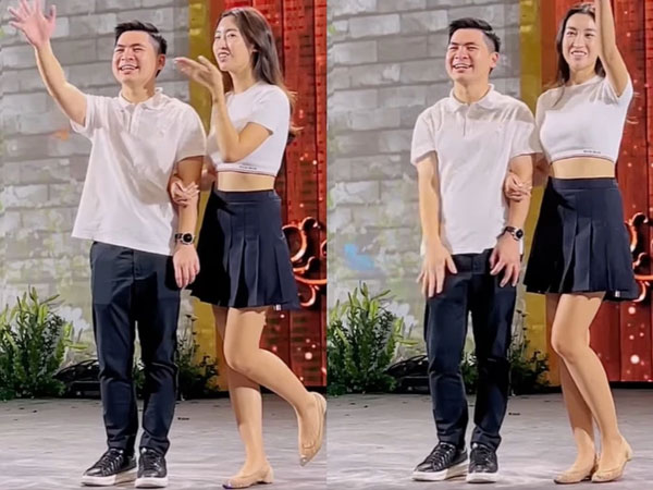 Tiết lộ hình ảnh Đỗ Mỹ Linh và ông xã cực đáng yêu trong clip tập nhảy trước đám cưới