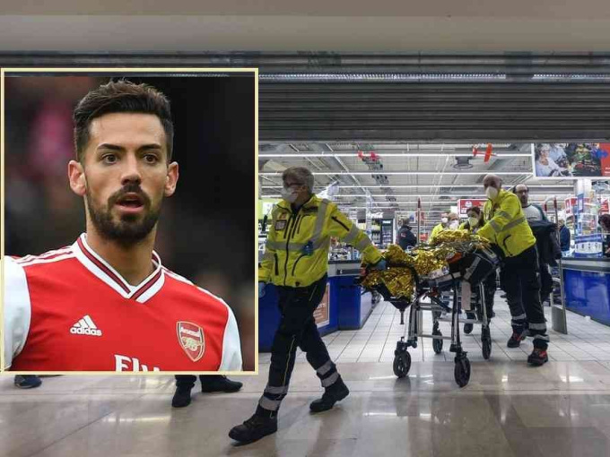 Hậu vệ Arsenal bị đâm trọng thương khi đưa vợ con đi siêu thị