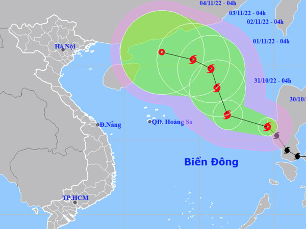 Bão số 7 đi lúc nhanh lúc chậm, tiếp tục mạnh thêm