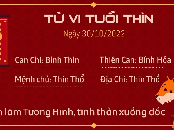 Tử vi Chủ Nhật ngày 30/10/2022 của 12 con giáp: Thìn đón tài lộc, Sửu đề phòng trộm cắp