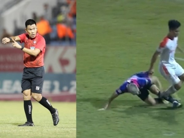 Trọng tài Thái Lan gây tranh cãi trong trận Đà Nẵng thắng Sài Gòn FC
